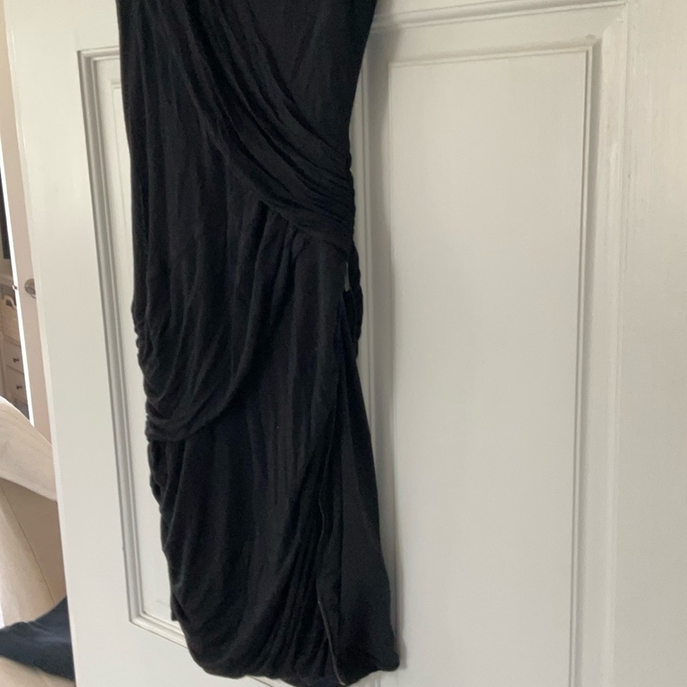 BCBGMaxAzria Black Asymmetrical Dress - Picture 7 of 15